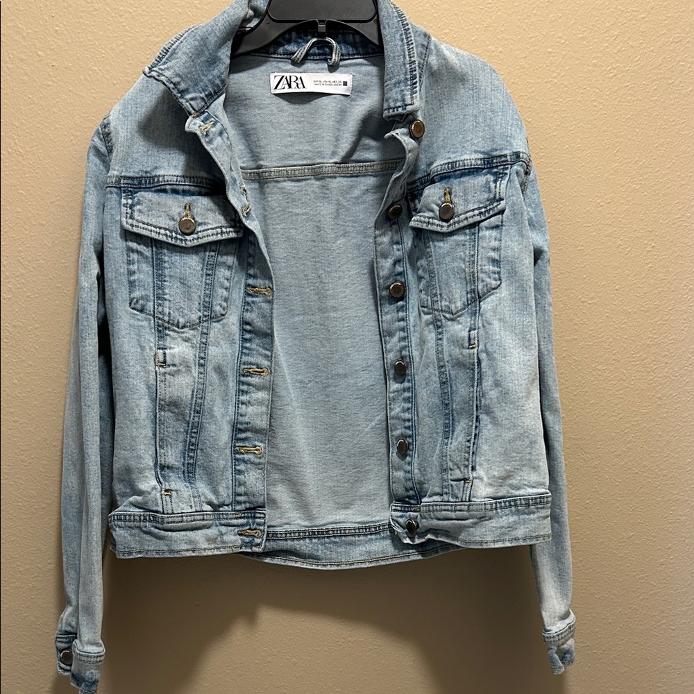Zara Classic Light Blue Jean Jacket